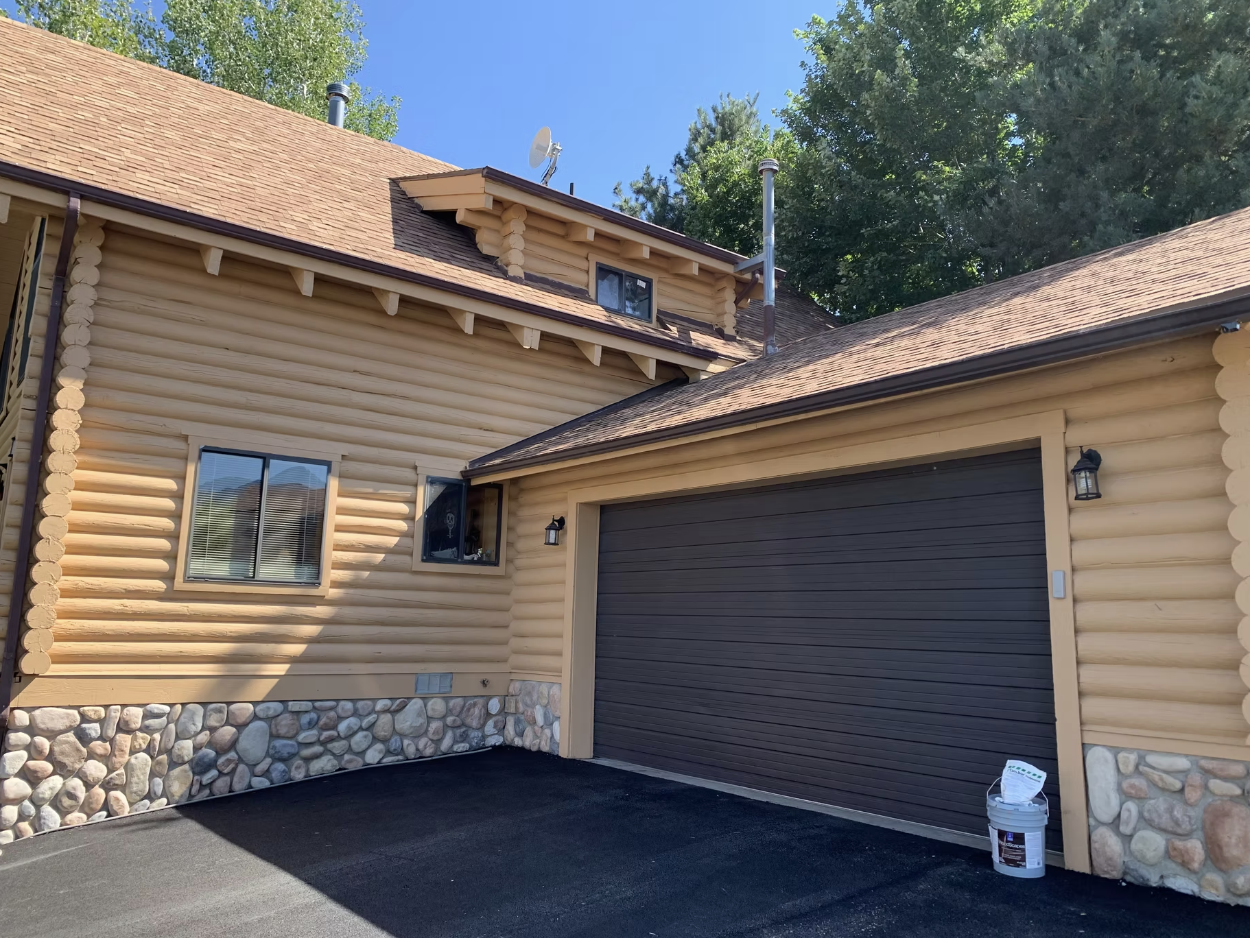 Cabin Garage Exterior